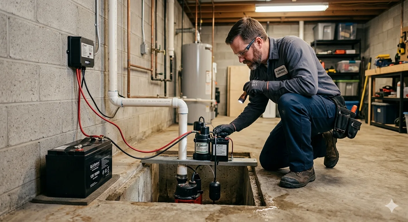 battery backup sump pump