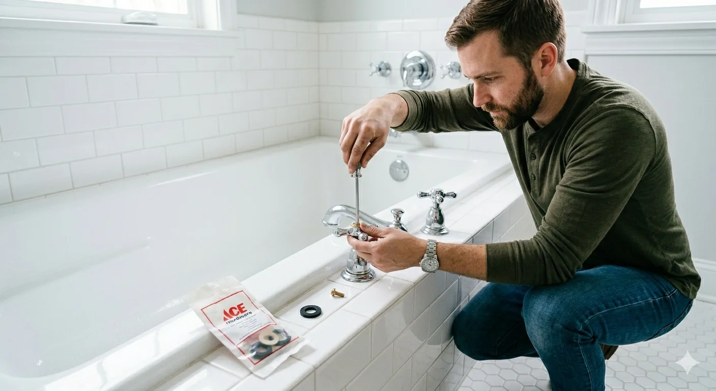 how to fix a leaky bathtub faucet