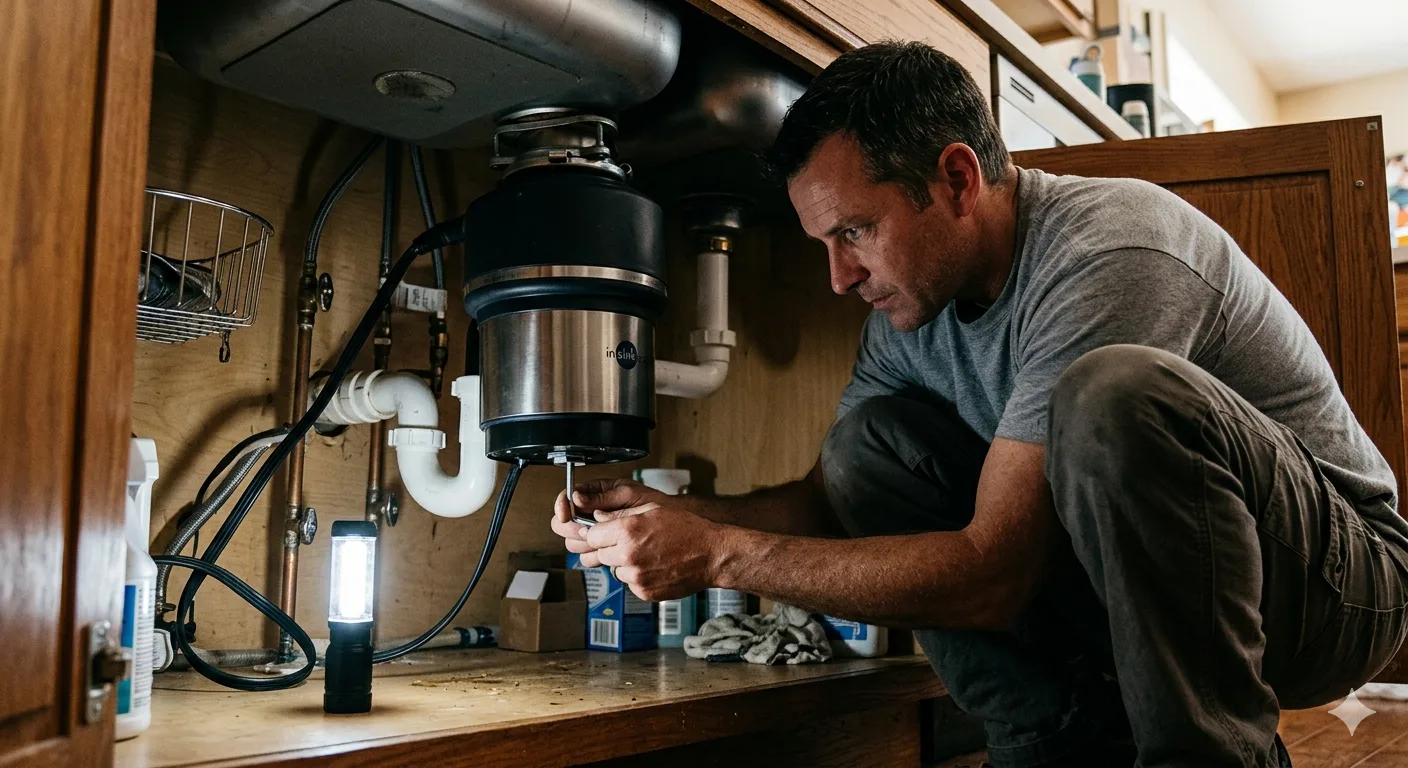 how to fix garbage disposal