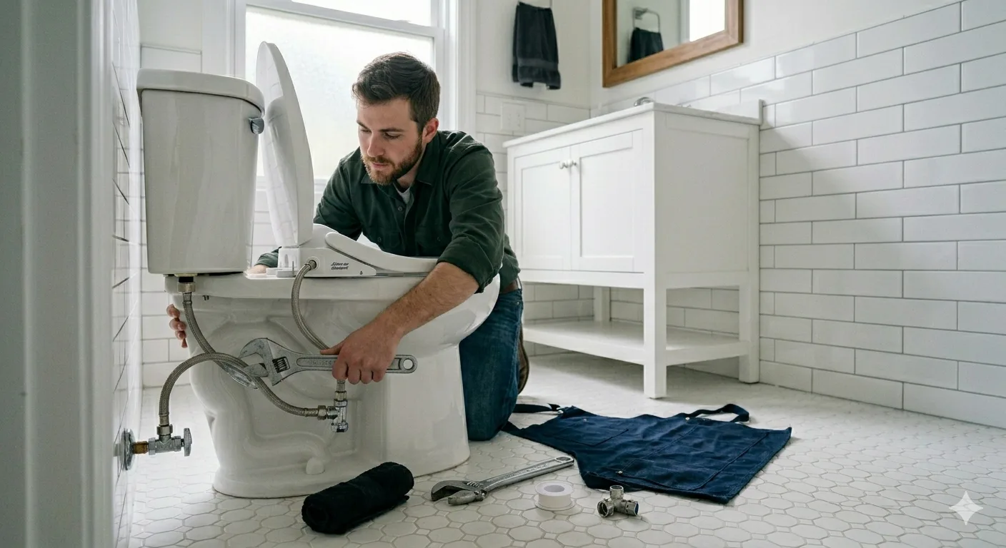 how to install a bidet