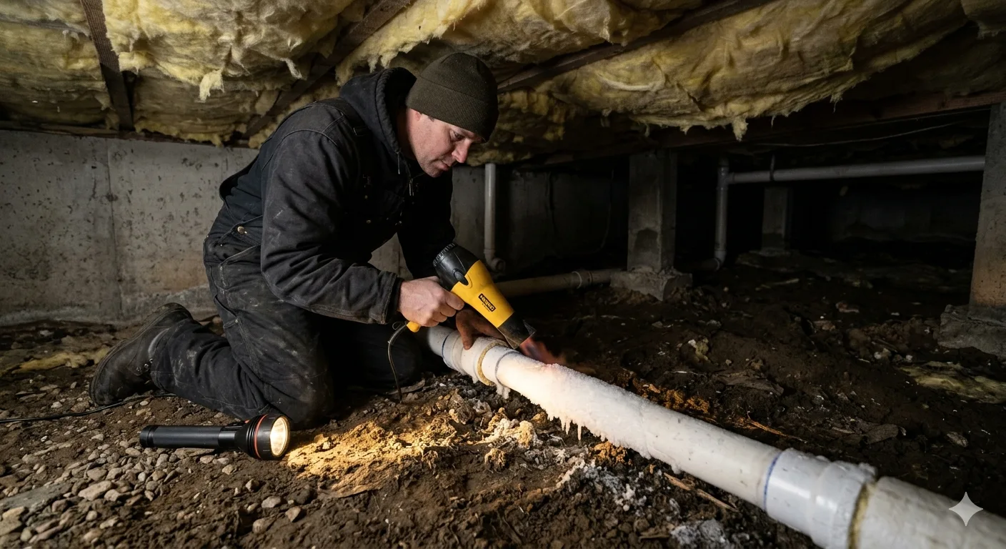 how to unfreeze pipes