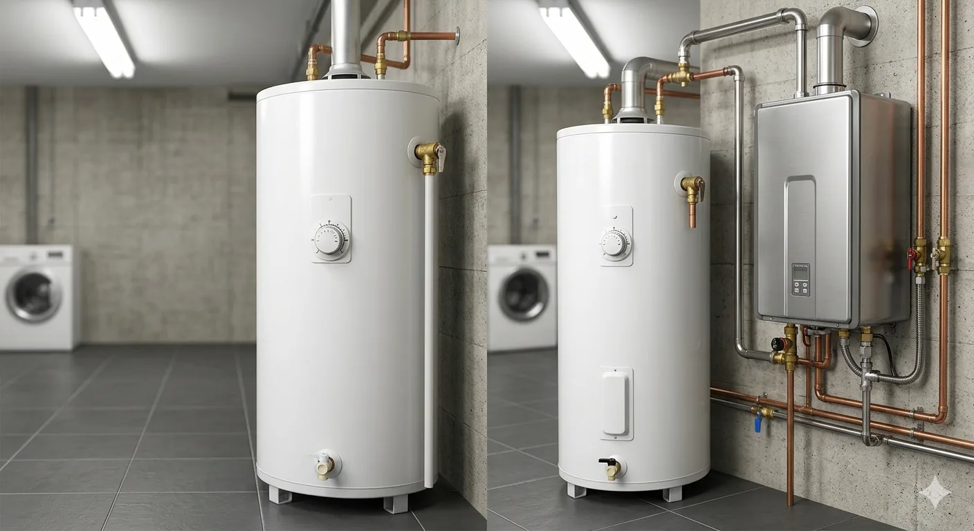 instant water heater vs tank