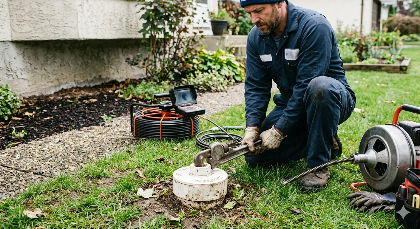 sewer cleanout