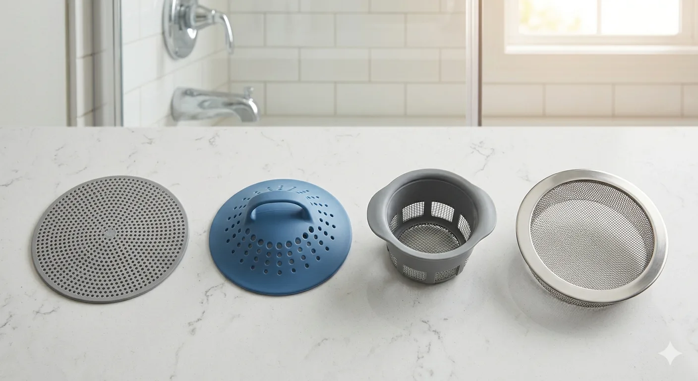 shower hair catcher