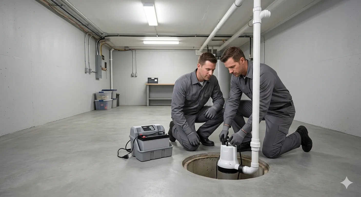 sump pump installation near me
