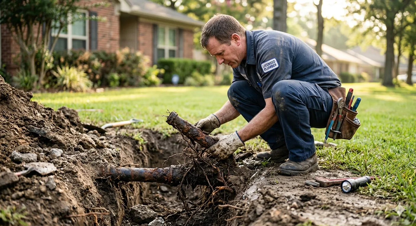 Water Line Blockage